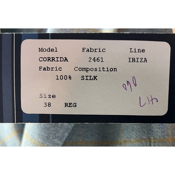 Ibiza Mens Blazer Sport Coat Two Button Jacket 38R Silk Causal Blazer‎ - Picture 6 of 8